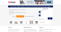 Desktop Screenshot of m.160by2.com